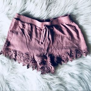 Dusty rose shorts